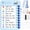 Pink+Blue, variant on Owlprints Magnetic Chore Chart, Dry Erase Checklist Schedule Chart Board to Do List for Home Office Classroom, ADHD Cleaning Planner Tools with Sliders and Magnetic Marker - Blue