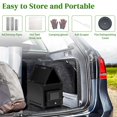 thumbnail image 4 of Ktaxon Camp Wood Stove Wood Burning Stoves Portable with Chimney Pipes Camping Stove for Outdoor (Black), 4 of 13