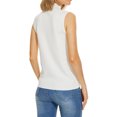 thumbnail image 4 of Cizayoi Women' Sleeveless Mock Neck Tops Sweater Knit Turtleneck Vest, 4 of 6