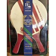 Champions Sport Wood 2 Pickleball Paddles 2 Paddleballs