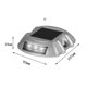 thumbnail image 5 of Luz solar para muelle, farola solar con 6 LED, lámpara impermeable para exteriores para camino de terraza de jardín, 2 piezas (luz normal blanca), 5 of 5