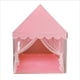 thumbnail image 1 of Tienda de juegos para niños, tienda de campaña de juguete exquisita y hermosa para niños, tienda de campaña con ventana grande, cortinas de encaje, color rosa, 1 of 1
