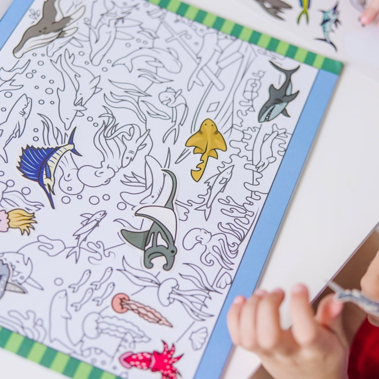 Melissa & Doug Seek and Find Sticker Pad, Animals photo 8