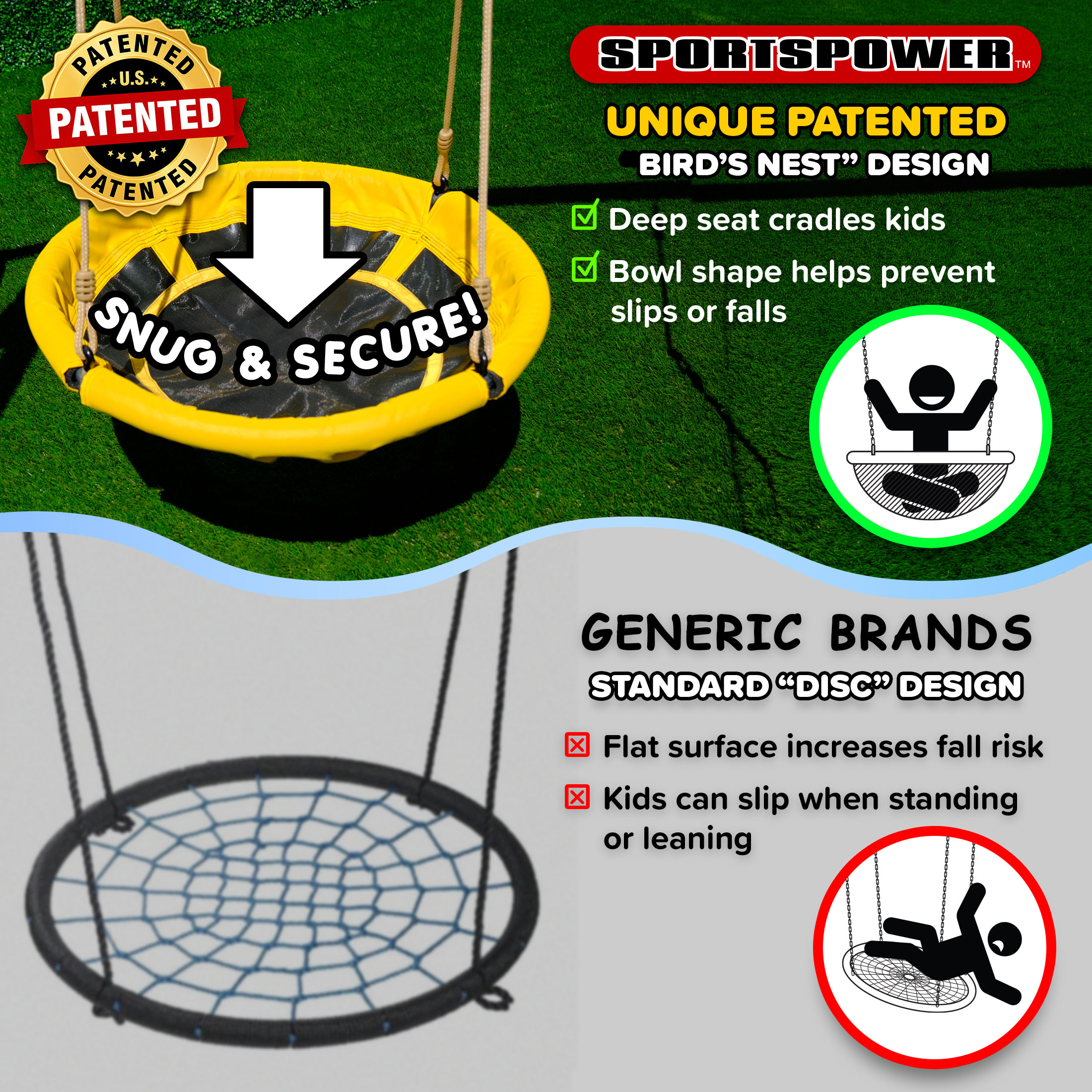 Sportspower Super Flyer Metal Swing Set photo 4