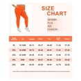 thumbnail image 2 of TIYOMI Women's Plus Size Pants Full Length 3X Orange Halloween Ankle Leggings Stretchy Solid Color Soft Casual Butt Fit Fall Leggings Bottom Autumn Wear Out Pants 3XL 22W 24W, 2 of 2