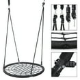 thumbnail image 4 of ZenSports 48" Extra Large Flying Web Tree Swing Kids Saucer Swing 700lbs Adjustable Rope Outdoor Backyard, 4 of 10