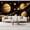 Color 3, variant on Expansive View Earth universe Planets Milky Way celestial bodies Peel and Stick Wall Murals 69"H x 96"W Removable PVC Wallpaper Self-Adhesive Wall Paintings for Bedroom Nursery Room