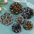 thumbnail image 4 of Broches y pines de flores de rosa para mujeres, pines de solapa de 4 pulgadas, delicadas flores de tela de satén grande de camelia [10 cm, marrón claro], 4 of 7