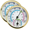 thumbnail image 1 of 2pcs Indoor Outdoor Thermometer Weather Thermometer Hygrometer Warehouse Hygrometer, 1 of 8