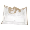 thumbnail image 1 of Bolso de mano transparente Yuyangstore bolso de playa PVC Caqui ligero, 1 of 8
