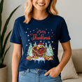 thumbnail image 5 of Funny Turkey Santa Merry Thanksmas Christmas, Thanksgiving Shirt,Turkey Tee,Holiday Gift ,Happy Thanksgiving Tshirt,Turkey Day,Family Gobble ,Pumpkin,, 5 of 5