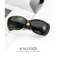 thumbnail image 4 of KALIYADI Oversized Polarized Sunglasses for Women Vintage Lady UV Protection Driving Sun Glasses, 4 of 7