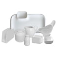 thumbnail image 3 of Servicio De Mesa Vajilla Moderna Premium Porcelana Chefmaker 9 Piezas  Color Blanco, 3 of 5