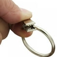 thumbnail image 6 of 20 Pack Metal Curtain Rings with Clips, Curtain Hangers Clips, Drapery Clips with Rings, Drapes Rings 1 in Interior Diameter, 6 of 7