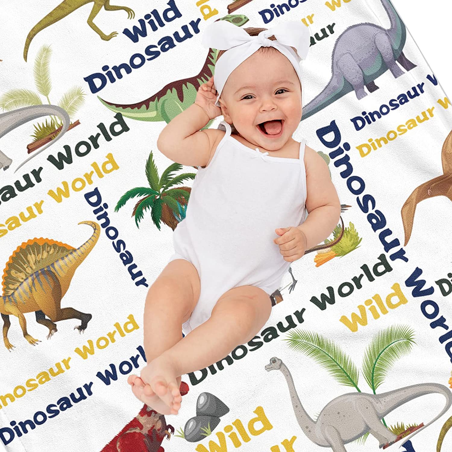 Dinosaur Blanket for Boy, Throw Blanket for Girls, Kids Soft Cute Dinosaur Blankets, Room Decor, Flannel Sofa Bed Throw Blanket 60x50 inch