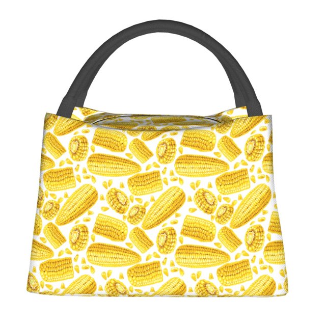 Balery Ears Of Corn Bolsa de Aislamiento Portátil – Bolsa de Almuerzo con Forro de Aluminio Mejorado, Funda Impermeable y Fácil de Limpiar para Picnic y Caja de Almuerzo