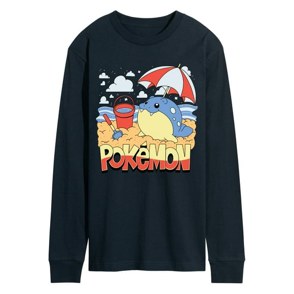 Pokémon - Beach Spheal - Men's Long Sleeve Graphic T- Shirt