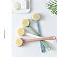 thumbnail image 4 of Advancent Cepillo de baño Mango largo Cuerpo de plástico Espalda Brazo Piernas Exfoliar Ducha Depurador Colgando Hogar Spa Limpieza Azul Type2 NO2 Advancent HA063304-03B, 4 of 6