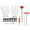 red, variant on Quick Change Tire Valve Tool Kit 22pcs for Cars ATVs Trucks Motorcycles 15s Replacement TR413 TR414 black