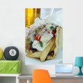 thumbnail image 1 of Greek Gyro Wall Mural Decal Sticker, Wallmonkeys Peel & Stick Vinyl Graphic (36 in H x 24 in W, 1 of 4