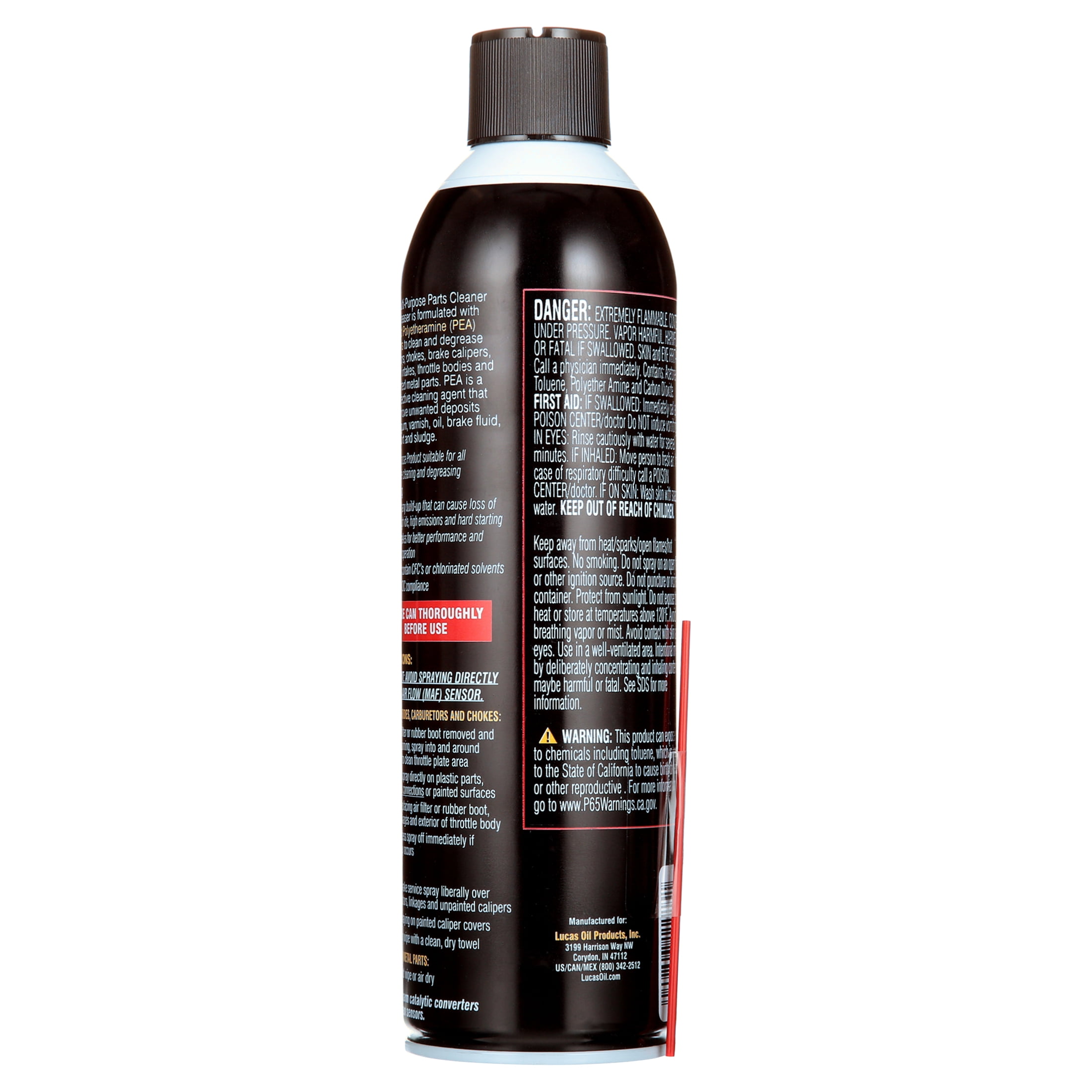 (24 pack) Lucas Oil 11115 Multi-Purpose Parts Cleaner and Degreaser Aerosol 16 Ounce
