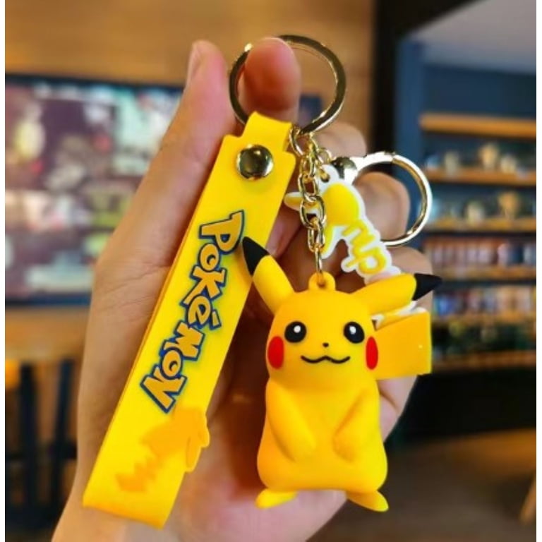 Packable Play Yellow 3D Figure Keychain with Strap – Anime