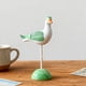 thumbnail image 5 of Figura de gaviota de madera, estatua de gaviota, adorno creativo, decoración costera de playa, mar Verde, 5 of 9