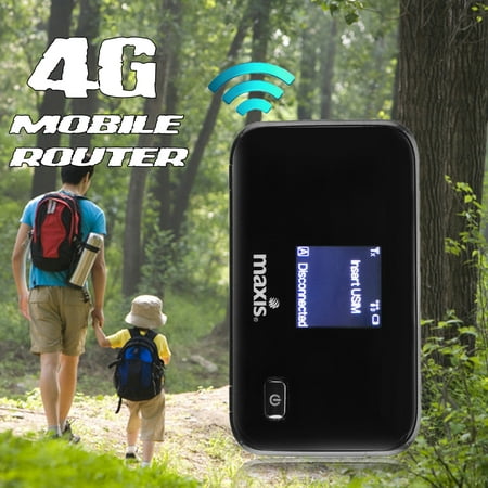 Portable Router 4G/3G Wifi Wireless Router Mobile Broadband Hotspot SIM Card Slot 150Mbps Unlocked B1/B3,