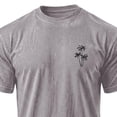 thumbnail image 4 of Bnwani Shirts for Men Lightweight Moisture-Wicking Mens Shirts Comfortable Printed Cotton Tee Gray XL, 4 of 4