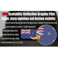 thumbnail image 2 of (x10) 3M Reflective New Zealand and US Flag Stickers | Versatile & High Quality Safety Decals | Hard hats, laptops, bikes, toolboxes, 2 of 3