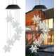 thumbnail image 5 of Luz Solar Impermeable para Exteriores, Copo de Nieve, Carillón de Viento, 6 LED, Colorido Copo de Nieve, Luz Decorativa para Jardín, para Pasarela, Patio, Luces Solares Colgantes, 5 of 8