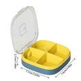 thumbnail image 3 of Oleegame 1PC Produce Storage Portable Small Mini Storage Box Large Capacity Carry On Travel Compartment Sealed Box, 3 of 3