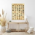 thumbnail image 5 of HFDF Cattle Canvas Farmhouse Wall Art - Highland Cow, Texas Longhorn, Texas Longhorn Cow 16x20inch Framed, 5 of 6