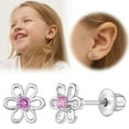 thumbnail image 2 of DQRPSEETB Womens Jewelry Trendy P Ink Knot Flower Earrings Women's Stud Earrings Piercing Jewelry for Party, 2 of 6