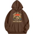 thumbnail image 1 of Pink Graphic Hoodie For Women 2024 Cute Preppy Sweatshirt Long Sleeve Drawstring Pullover Tops With Pockets, 1 of 5
