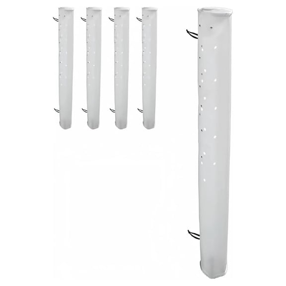 Tree Tubes (5-Pack) - Tree Protector for Young Trees, Vented Design, Recycled Plastic, Animal & Trim Protection, Growth Promotion