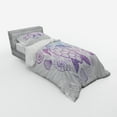 thumbnail image 2 of Ambesonne Turtle Bedding Set 3 Pcs, Colorful Marine Animals, Twin XL, Aqua Pink and Violet, 2 of 2
