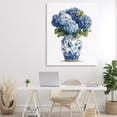 thumbnail image 3 of Stupell Industries Traditional Blue Hydrangeas in Porcelain Canvas Art, 36 x 48, by Imagine It Images, 3 of 8