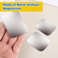 thumbnail image 5 of 50pcs Adhesive Metal Plate for Phone Magnet (2.6 Inch) - Rectangular Iron Stickers Universal Plates Sheets for Magnetic Car Mount Holders/Phone Case/Wall, 5 of 7