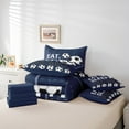 thumbnail image 4 of Erosebridal Football Soccer Bedding Sets Twin Size, Sport Themed Bed Set, Reversible 7pcs, 4 of 5