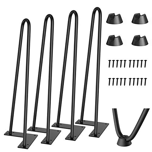 8/" Inch Hairpin Table Leg 4 pcs per set Metal Legs for Furniture DIY
