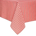 thumbnail image 4 of The Pioneer Woman 100% Cotton Fabric Tablecloth, Red Gingham, 60"W x 102"L, 4 of 11