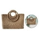 thumbnail image 5 of Bolso tejido para mujer, bolso bohemio informal elegante, bolso de mano de paja para mujer, bolso de hombro para , viajes Macarena Bolsa de paja, 5 of 8