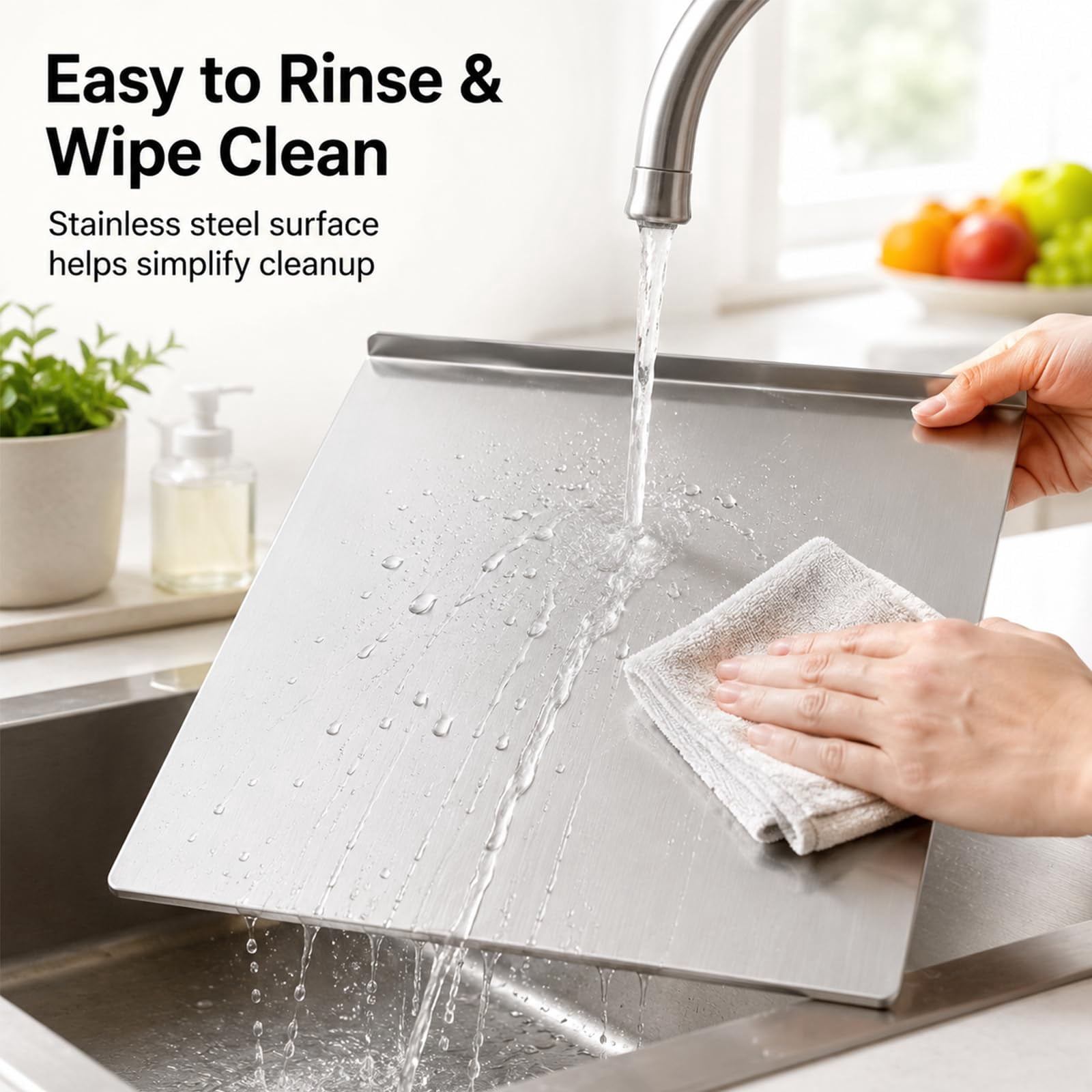 Metal Cutting Board for Meat, Fruits, Vegetables, Bread and Baking Small Cutting Boards