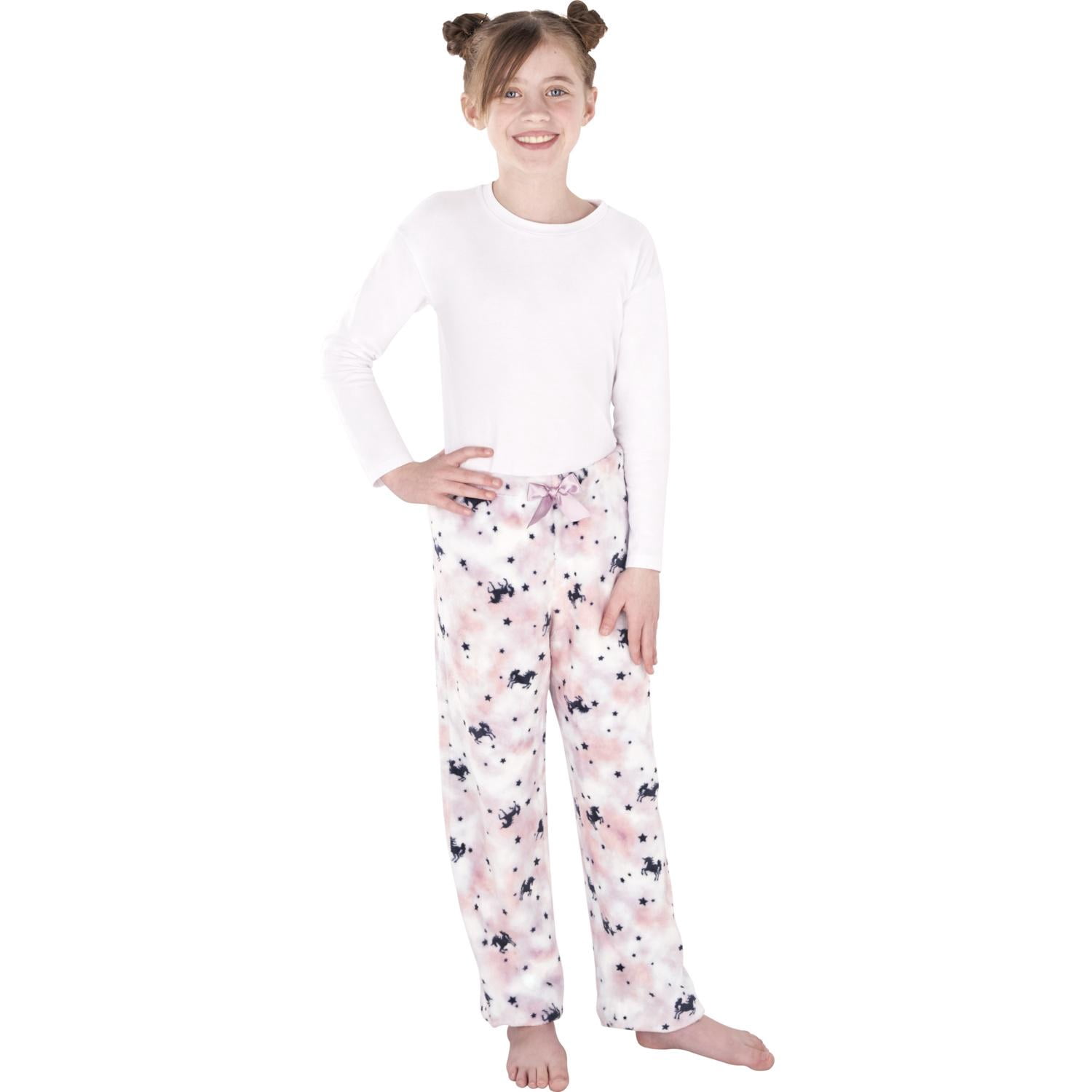 Girls 2-Pack Heart Print Sleep Pants,