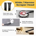 thumbnail image 6 of ACDANC 12Pcs Plastic Scraper Tool, Crevice Cleaning Tool, Non Scratch Car Detailing Supplies for Cleaning, Versatile Label/Sticker Remover & Peeler Tool for Tight Spaces, 6 of 6