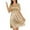 Gold, variant on Timegard House Dress for Women V Neck Short Sleeve Sleepdress Drawstring Waist Soft Comfy Nightgowns