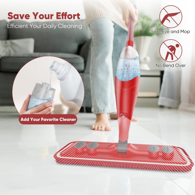 Sugarday Spray Mop with 3 Washable Microfiber Pads photo 6