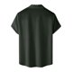 thumbnail image 5 of Camisas Para Hombre Manga Larga Moda para hombre Casual Beach Seaside 3D Impresión digital Hebilla Solapa Camisa de manga corta Top (AG, XXL), 5 of 7