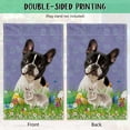 thumbnail image 6 of Easter Bunny with Dog Black And White Miniature Schnauzer House Flag Colorful Eggs Spring Flowers Holiday Outdoor Home Yard Decoration Banner 28 x 40 Inch, 6 of 6